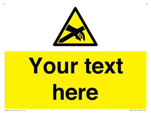 Custom Anti-Static Warning Sign